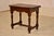 19th century oak stool from England with pegged construction. The top has beveled edges and chamfered corners for added...
