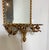 Metal C. 1950s Italian Gilt Hall Mirror With Sconces and Shelf For Sale - Image 7 of 7