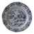 19th Century Chinese Kangxi Style Blue & White Porcelain Charger Platter For Sale