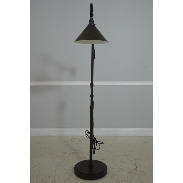 Age Approx. 30 Years Old Details Quality Construction Traditional Style Patina To Metal Adjustable Height And Arm Unmarked...