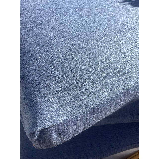 Vintage Rattan Sofa & Lounge Chairs, New Perennials Upholstery For Sale - Image 9 of 9