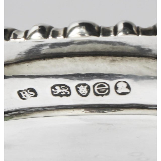 Large 19th Century William IV Silver Tray Salver by Paul Storr, 1820 For Sale - Image 9 of 15