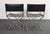 Metal Pair of Vintage Chrome and Naugahyde Director's Chairs by Robert Kjer Jakobsen For Sale - Image 7 of 18