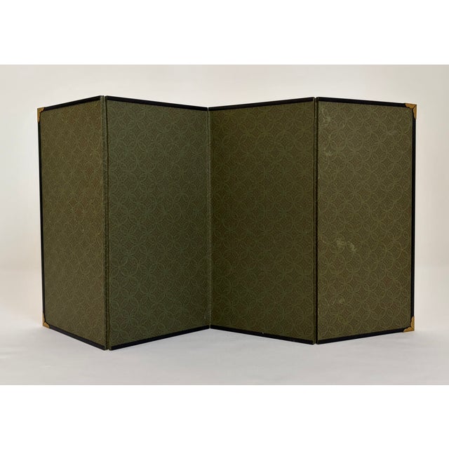 Vintage Japanese Miniature Table Screen For Sale - Image 9 of 10