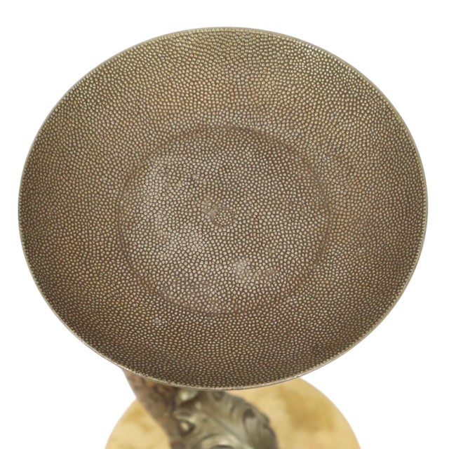 Metal Mid-Century Mythical Dolphin Floor Ashtray, France, 1950s For Sale - Image 7 of 15