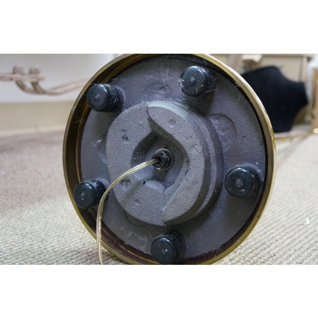 Vintage Brass Adjustable Apothecary Library Pharmacy Reading Floor Lamp 56" For Sale - Image 14 of 15