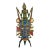 Vintage Colorful Zoomorphic South African Mask For Sale