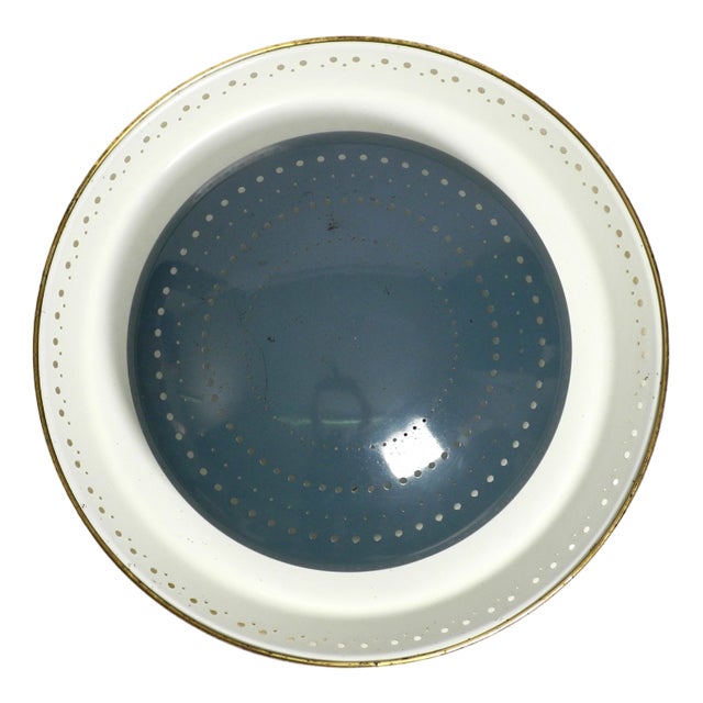 Mid-Century Modern Metal Ceiling Lamp by Ernest Igl for Hillebrand, 1950s For Sale