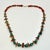 A gorgeous Boho Chic polished natural Baltic Amber nuggets 26” Necklace. The Amber is enhanced with spaced faux Turquoise...