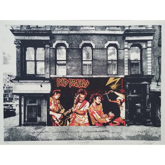 Shepard Fairey (Obey Giant), Bad Brains Bowery and Bleecker, 2025, Screenprint For Sale