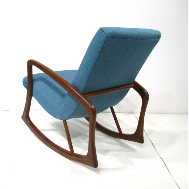Hans Wegner Hans Wegner Danish Styled Rocking Chair For Sale - Image 4 of 10