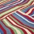 Hand-Woven Wool Op Art Tapestry After Bridget Riley "Cataract 3" For Sale - Image 6 of 8