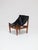 Vintage 272 Lounge Chair in Black Leather and Teak by Illum Wikkelsø, Denmark, 1960s For Sale - Image 6 of 17