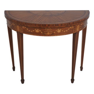Baker Stately Homes Adam Style Games Table For Sale
