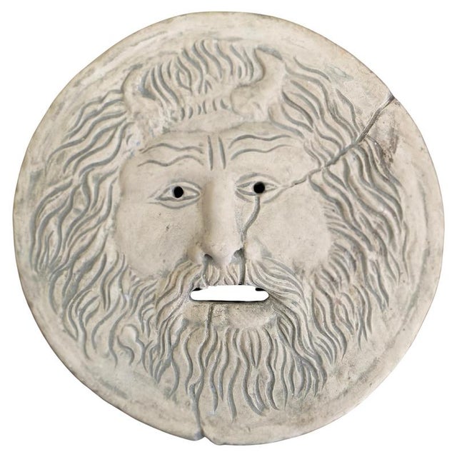 Vintage Mouth of Truth Wall Sculpture by Domenico Persiani, Rome For Sale - Image 13 of 13