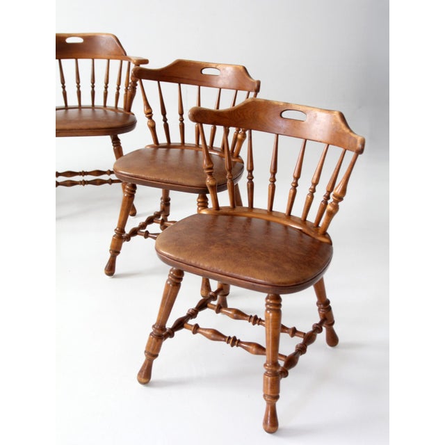 Mid-Century Dinaire Windsor Dining Chairs Set 6 For Sale - Image 14 of 18