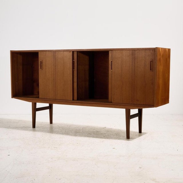 Mid-Century Teak Highboard, 1960s For Sale - Image 3 of 18