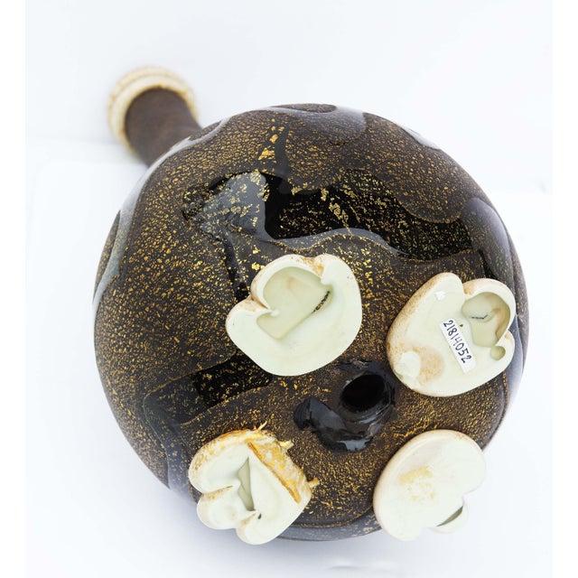 Murano Glass Lamp Base Attributed to Barovier For Sale - Image 4 of 5