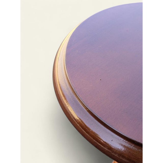 1960s Hand-Turned Plant Stand in Real Wood, 1960s For Sale - Image 5 of 11