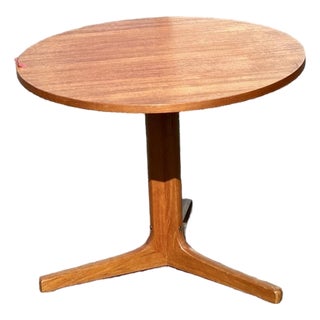 1970s Danish Modern Teak Occasional Side Table by Hans C. Andersen for Artex For Sale