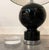 Mid-Century Modern Mid-Century Modern Black Ceramic Lamps With Chrome and Removable Lucite Bases - a Pair For Sale - Image 3 of 11