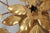 Hollywood Regency Gilt Flush Mount with Branches and Leaves, 1970s For Sale - Image 14 of 17