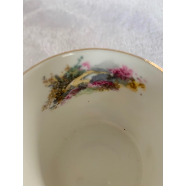 Shelley 1960s Shelley English Heather Tea Cup and Saucer - 2 Pieces For Sale - Image 4 of 11