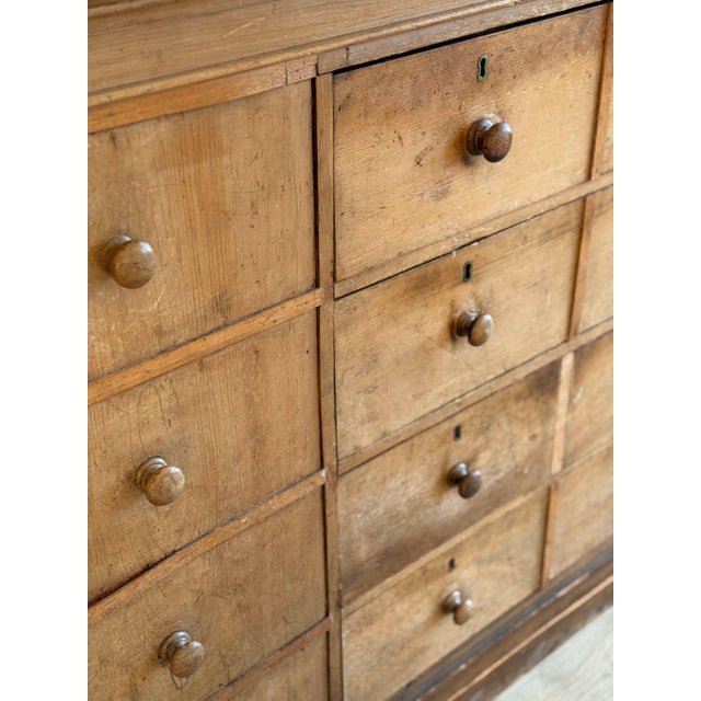 Wood Rare 19th Century English Pine Dairy Hutch For Sale - Image 7 of 12
