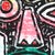 Winking Mask - Original Pop Street Art Acrylic Painting on Architectural Paper by Gary John For Sale In Los Angeles - Image 6 of 6