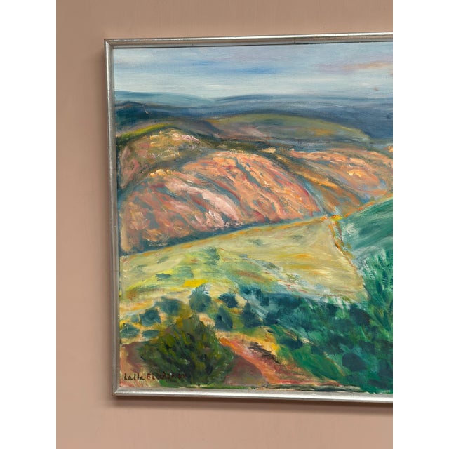 Lalla Blecher, Landscape, 1994, Oil on Canvas, Framed For Sale - Image 12 of 18