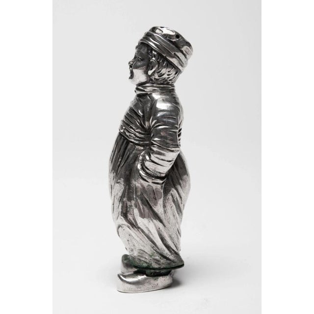 Polish Silver Salt Cellar Porter, 1890s For Sale - Image 4 of 7