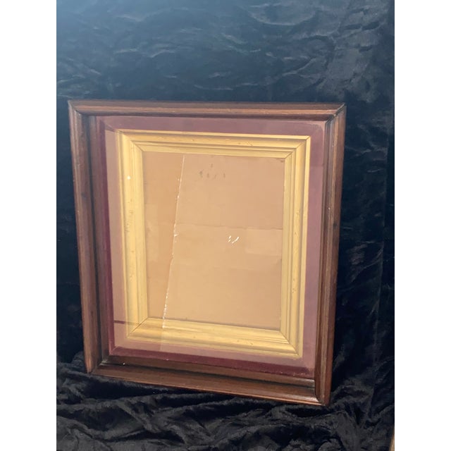 Victorian Large Antique Shadow Box Photo Frame For Sale - Image 3 of 10