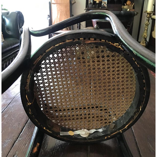 Black Black Beech Childrens Armchair attributed to Thonet, 1890s For Sale - Image 8 of 12