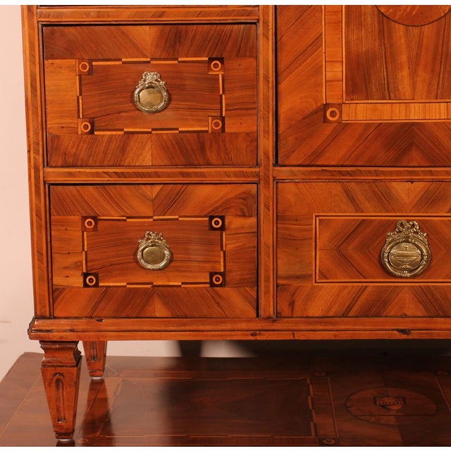 18th Century Italian Walnut Cabinet For Sale - Image 4 of 18