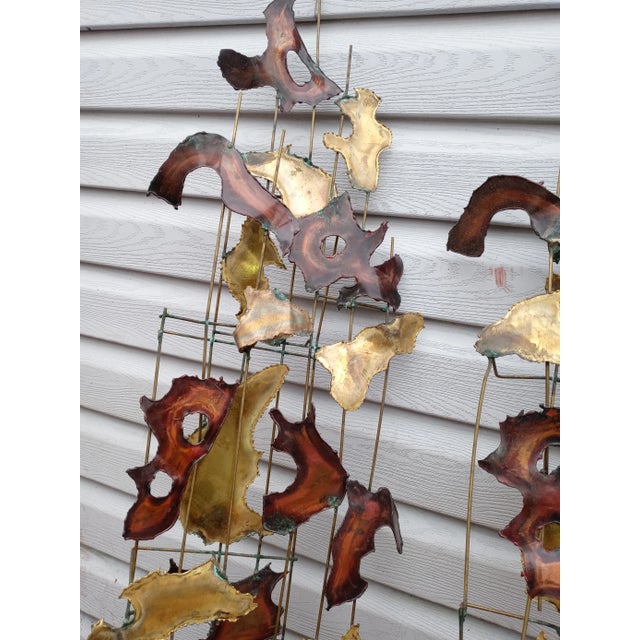 Curtis Jere Vintage C. Jere Style Brutalist Wall Sculptures - Pair For Sale - Image 4 of 7