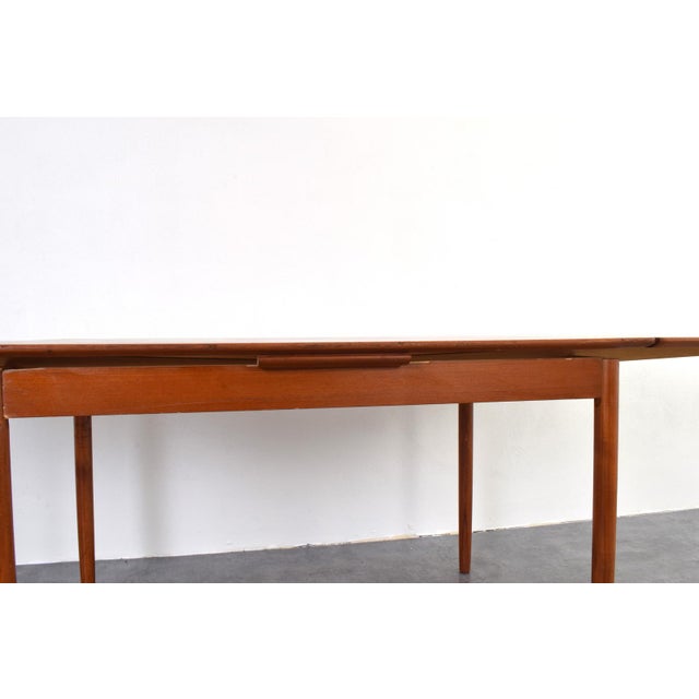 Mid-Century Modern Danish Extendable Dining Table in Teak, 1960s For Sale - Image 11 of 18