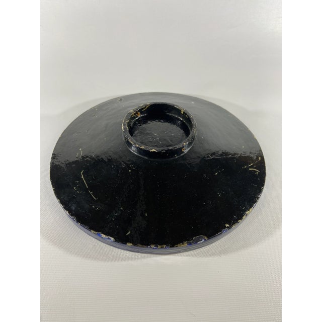 Paper Mache Wall Plate For Sale - Image 4 of 6