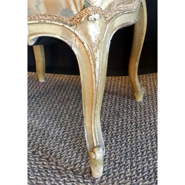 Maison Jansen Slipper Chairs in Scalamandre Upholstery in Frames - a Pair For Sale In New York - Image 6 of 12