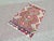 Mid 20th Century Mid 20th Century Vintage Small Aesthetic Handwoven Turkish Kilim Rug For Sale - Image 5 of 11