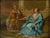 Religious Scene, 19th Century, Oil Painting on Metal, Framed For Sale - Image 4 of 4