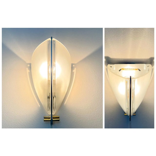 Ernesto Gismondi Vintage Italian Murano Glass Wall Lamp by Ernesto Gismondi, 1990s For Sale - Image 4 of 11