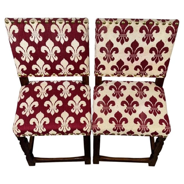 Antique English Oak Dining Chairs, Set of 14 For Sale - Image 4 of 11