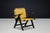 Mid-Century Modern Black Wood and Yellow Webbing Lounge Chair, Europe, 1950s A striking Mid-Century Modern lounge chair,...