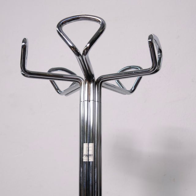 Chromed Metal Floor Coat Rack from Fiarm, 1960s For Sale - Image 6 of 18
