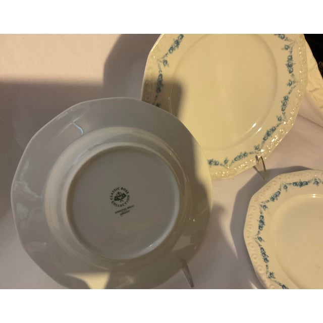 New 1970s Dinner & Tea Set With Blue Garland by Rosenthal - 100 Piece Set For Sale - Image 9 of 14