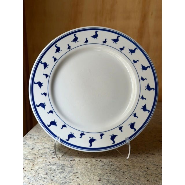 Blue Bird Plate from Mirabell Porcellane, 1960s, Set of 31 For Sale - Image 12 of 14