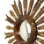 Vintage Wooden Sun Mirror in Sunburst Gold, 1950s For Sale - Image 6 of 15
