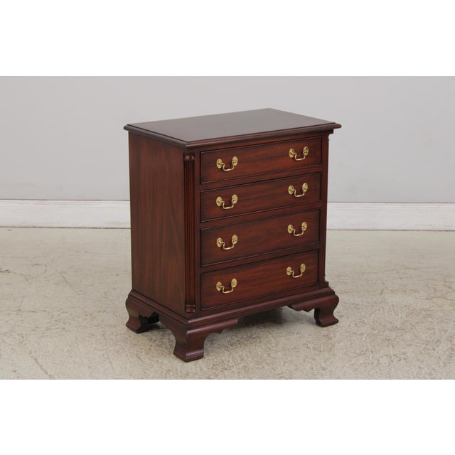 Age: C.1995 Details: Model 116 Finish no.29 High Quality Construction Quarter Column Sides 18 C. Design Chippendale Style...