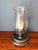 1970s Patinated Brass Hurricane Candle Holder by Chapman For Sale In Los Angeles - Image 6 of 12