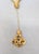 1980s Vintage 1980s Signed Givenchy Goldtone Knots Jabot Brooch For Sale - Image 5 of 7